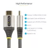 StarTech.com 6 pēdu (2 m) Premium Sertificēts HDMI 2.0 Kabelis - Ātrgaitas Ultra HD 4K 60Hz HDMI Kabelis ar Ethernet - HDR10, ARC - UHD HDMI Video Vads - UHD Monitoriem, TV, Displejiem - Vīriešu/Vīriešu