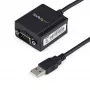 StarTech.com 1 Porta FTDI USB uz RS232 Serialo Adaptera Kabelis ar COM Saglabāšanu