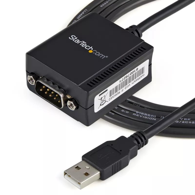 StarTech.com 1 Porta FTDI USB uz RS232 Serialo Adaptera Kabelis ar COM Saglabāšanu