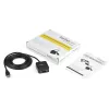 StarTech.com 1 Porta FTDI USB uz RS232 Serialo Adaptera Kabelis ar COM Saglabāšanu