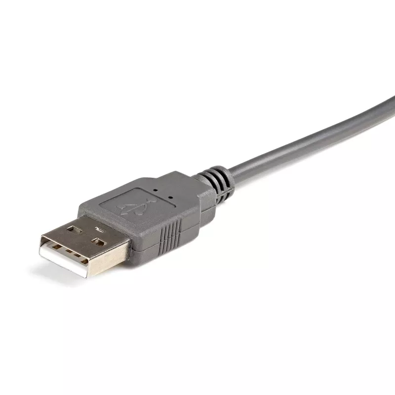 StarTech.com ICUSB232DB25 USB 2.0 uz seriālo RS232 savienotājvads ar DB9/DB25, pelēks