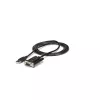StarTech.com ICUSB232FTN 1 porta USB uz nulles modema RS232 DB9 DCE savienotājvads, FTDI, USB 2.0, melns
