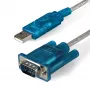 StarTech.com 3 pēdu (91 cm) 1 porta USB uz RS232 DB9 seriālā adaptera kabelis, USB uz seriālo adaptera kabeli - vīriešu/vīriešu