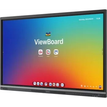 Viewsonic IFP6551 interaktīvā tāfele 165,1 cm (65 collas) 3840 x 2160 pikseļi Skārienjutīgs Melns