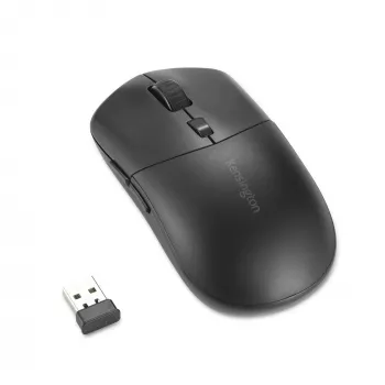Kensington MY430 EQ uzlādējama pele, abpusēja, optiskā, RF bezvadu + Bluetooth, 2400 DPI, melna