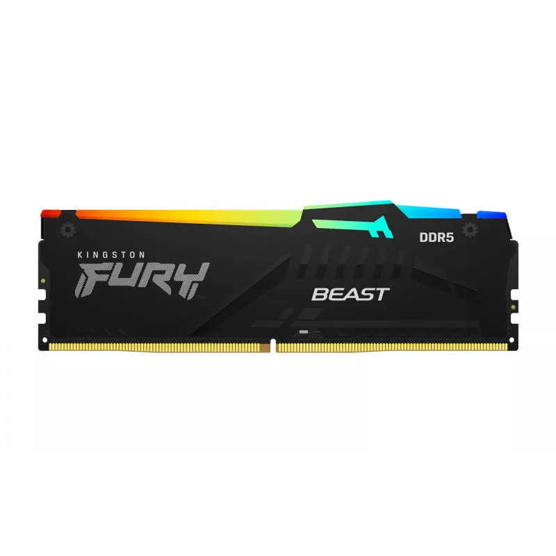 Kingston FURY Beast 64GB (2x32GB) DDR5 5600MHz CL36 RGB atmiņas komplekts
