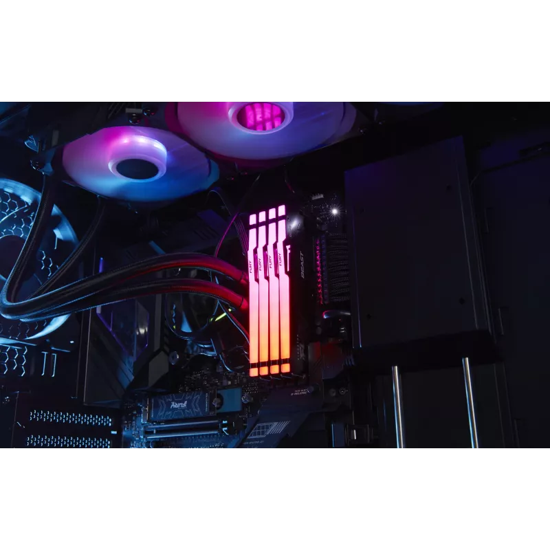 Kingston FURY Beast 64GB (2x32GB) DDR5 5600MHz CL36 RGB atmiņas komplekts