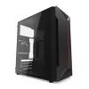 Korpuss KRUX Astro Cube Black — kuba formas korpuss, micro ATX/mini-ITX, 1×3.5 collu + 2×2.5 collu sloti, sānu logs, max PSU 28 cm, max dzesētāja augstums 136 mm
