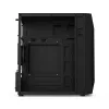 Korpuss KRUX Astro Cube Black — kuba formas korpuss, micro ATX/mini-ITX, 1×3.5 collu + 2×2.5 collu sloti, sānu logs, max PSU 28 cm, max dzesētāja augstums 136 mm
