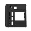 Korpuss KRUX Astro Cube Black — kuba formas korpuss, micro ATX/mini-ITX, 1×3.5 collu + 2×2.5 collu sloti, sānu logs, max PSU 28 cm, max dzesētāja augstums 136 mm