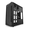 Korpuss KRUX Astro Cube Black — kuba formas korpuss, micro ATX/mini-ITX, 1×3.5 collu + 2×2.5 collu sloti, sānu logs, max PSU 28 cm, max dzesētāja augstums 136 mm
