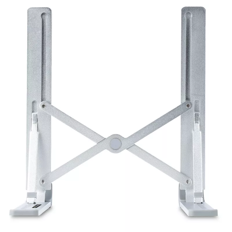 StarTech.com Salokāms klēpjdatora statīvs, portatīvs, regulējams augstums, ergonomisks, ventilējams alumīnija rāmis, atbalsta 10 kg, 9 leņķi, sabrūkams dizains