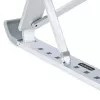 StarTech.com Salokāms klēpjdatora statīvs, portatīvs, regulējams augstums, ergonomisks, ventilējams alumīnija rāmis, atbalsta 10 kg, 9 leņķi, sabrūkams dizains