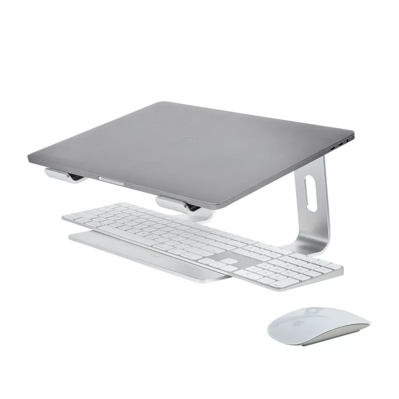 StarTech.com Laptop Statīvs, 5kg, Alumīnijs, Sudrabs, Ergonomisks, Pārnēsājams