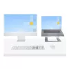StarTech.com Laptop Statīvs, 5kg, Alumīnijs, Sudrabs, Ergonomisks, Pārnēsājams
