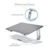 StarTech.com Laptop Statīvs, 5kg, Alumīnijs, Sudrabs, Ergonomisks, Pārnēsājams