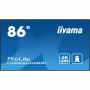 iiyama LH8665UHSB-B1 Signage displejs Kioska dizains 2.18 m (86 collas) LED Wi-Fi 800 cd/m² 4K Ultra HD Melns Iebūvēts procesors Android 11 24/7