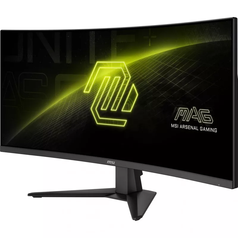 MSI MAG 346CQ dators monitors 86,4 cm (34 colli) 3440 x 1440 pikseļi UltraWide Dual Quad HD LCD Melns