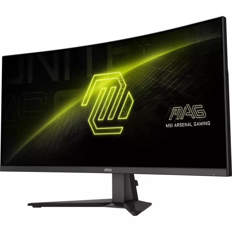 MSI MAG 346CQ dators monitors 86,4 cm (34 colli) 3440 x 1440 pikseļi UltraWide Dual Quad HD LCD Melns