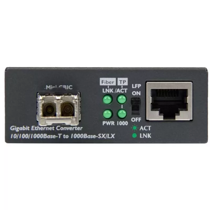 StarTech.com Gigabitu Ethernet šķiedras datu pārveidotājs - Kompakts - 850nm MM LC - 550m