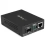 StarTech.com Gigabita Ethernet šķiedras mediju pārveidotājs ar atvērtu SFP slotu