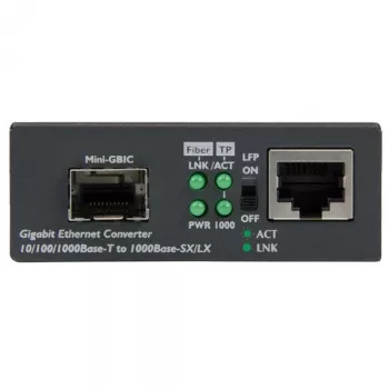 StarTech.com Gigabita Ethernet šķiedras mediju pārveidotājs ar atvērtu SFP slotu