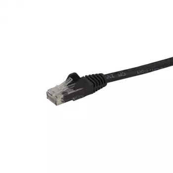 StarTech.com 10m CAT6 Ethernet kabelis - Melns CAT 6 Gigabitu Ethernet vads - 250MHz 100W PoE RJ45 UTP tīkla/pievienošanas kabelis bez aizķeršanās ar sprieguma atvieglojumu, individuāli pārbaudīts