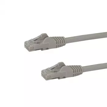 StarTech.com 10m CAT6 Ethernet kabelis - Pelēks CAT 6 Gigabit Ethernet vads - 250MHz 100W PoE RJ45 UTP tīkla/pievienošanas vads, bezķēdes, ar sprieguma mazinātāju, individuāli pārbaudīts