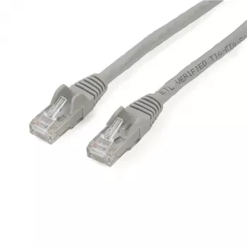 StarTech.com 2m CAT6 Ethernet kabelis - Pelēks CAT 6 Gigabit Ethernet vads - 250MHz 100W PoE RJ45 UTP tīkla/pievienošanas vads, bez āķiem, ar sprieguma atvieglojumu, individuāli pārbaudīts
