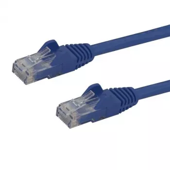 StarTech.com 50cm CAT6 Ethernet kabelis - Zils CAT 6 Gigabit Ethernet vads - 250MHz 100W PoE RJ45 UTP tīkla/savienojuma vads, bezāķa ar sprieguma atslogošanu, individuāli testēts