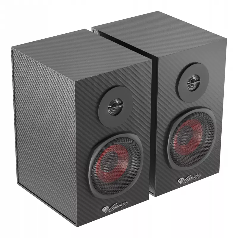 Skaļruņi GENESIS Helium 200 1-virziena Melns, Sarkans Vadu 20 W