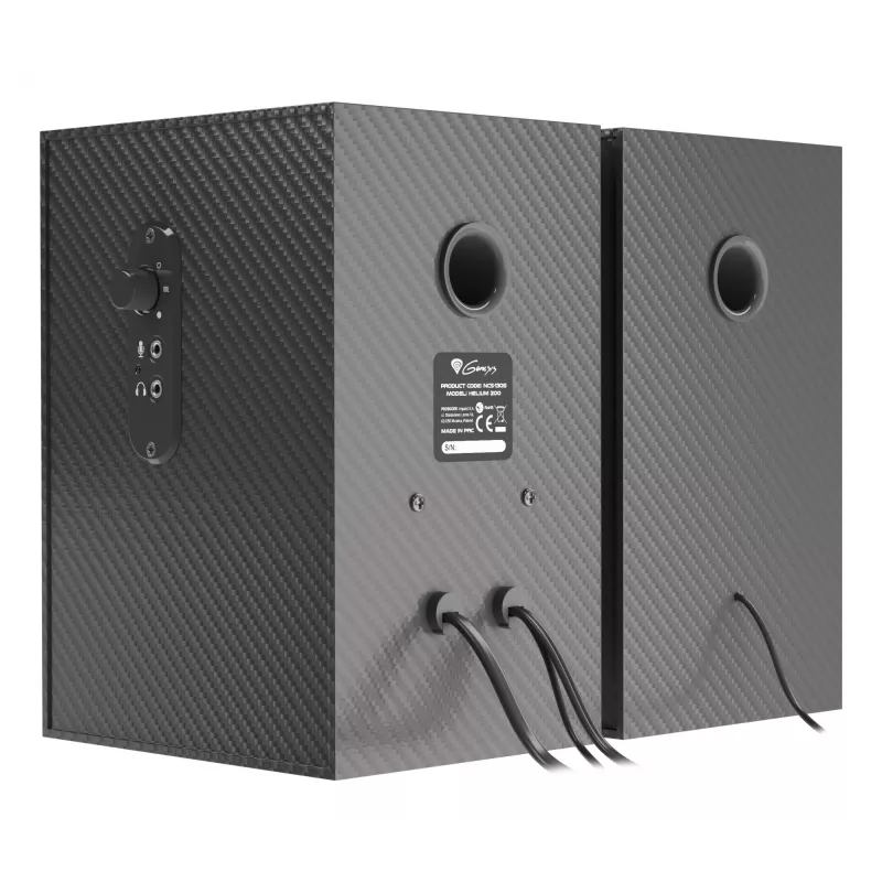 Skaļruņi GENESIS Helium 200 1-virziena Melns, Sarkans Vadu 20 W