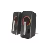 GENESIS Helium 100 BT RGB skaļruņu komplekts 10 W PC/Laptop Melns, Sudrabs 2.0 kanāli Bluetooth