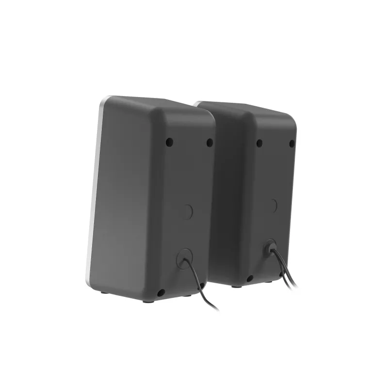 GENESIS Helium 100 BT RGB skaļruņu komplekts 10 W PC/Laptop Melns, Sudrabs 2.0 kanāli Bluetooth