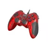 GENESIS MANGAN 200 Red USB 2.0 spēļu kontrolieris (gamepad) ar analogajiem un digitālajiem taustiņiem