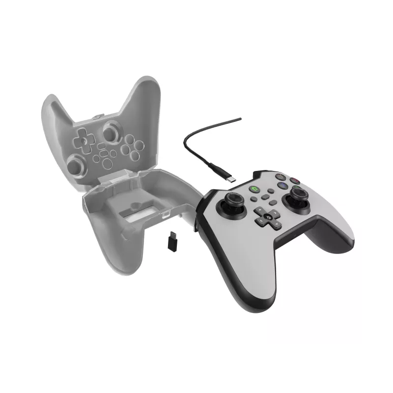 GENESIS Mangan 300 White USB spēļu kontrolieris Analogs / Digitāls Android, Nintendo Switch, PC