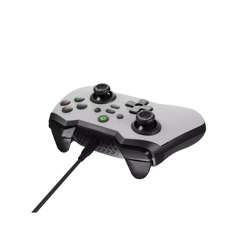 GENESIS Mangan 300 White USB spēļu kontrolieris Analogs / Digitāls Android, Nintendo Switch, PC