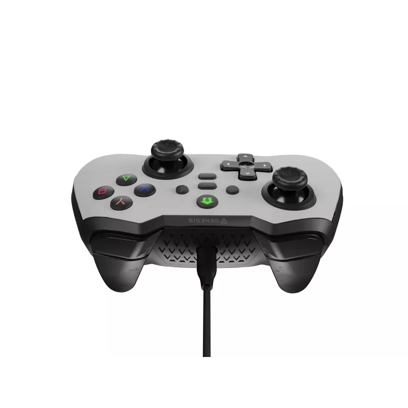 GENESIS Mangan 300 White USB spēļu kontrolieris Analogs / Digitāls Android, Nintendo Switch, PC