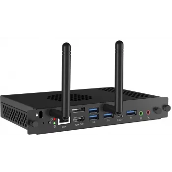 iiyama OPC51204BC-1 Mini dators Intel Core i5-12450H 8GB DDR4 256GB SSD Windows 11 IoT Enterprise Melns