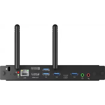 iiyama OPC51204BC-1 Mini dators Intel Core i5-12450H 8GB DDR4 256GB SSD Windows 11 IoT Enterprise Melns