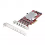 StarTech.com 4-Port USB Type-C PCIe karte, USB 3.2 10Gbps, USB-C PCI Express paplašināšanas karte, 4 neatkarīgi USB kontrolleri, Windows/Linux/macOS, TAA atbilstoša