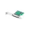 Lanberg PCE-LPT-001 PCIe paralēlā LPT (DB25) porta paplašinājuma karte, zema profila stiprinājums