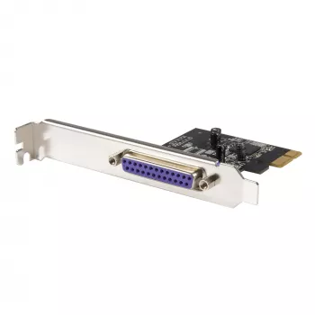 StarTech.com 1-Porta Paralēlā PCIe Karte - PCI Express uz Paralēlo DB25 Adaptera Karte - Darbvirsmas Paplašināšanas LPT Kontrolieris Printeriem, Skeneriem un Plotteriem - SPP/ECP - Standarta/Zema Profila
