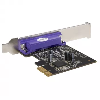 StarTech.com 1-Porta Paralēlā PCIe Karte - PCI Express uz Paralēlo DB25 Adaptera Karte - Darbvirsmas Paplašināšanas LPT Kontrolieris Printeriem, Skeneriem un Plotteriem - SPP/ECP - Standarta/Zema Profila