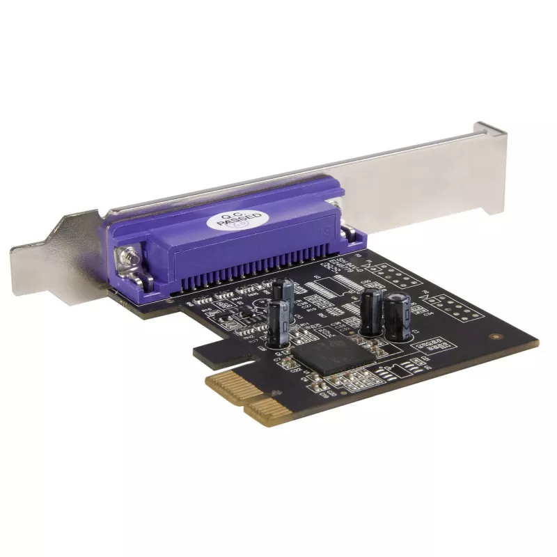 StarTech.com 1-Porta Paralēlā PCIe Karte - PCI Express uz Paralēlo DB25 Adaptera Karte - Darbvirsmas Paplašināšanas LPT Kontrolieris Printeriem, Skeneriem un Plotteriem - SPP/ECP - Standarta/Zema Profila
