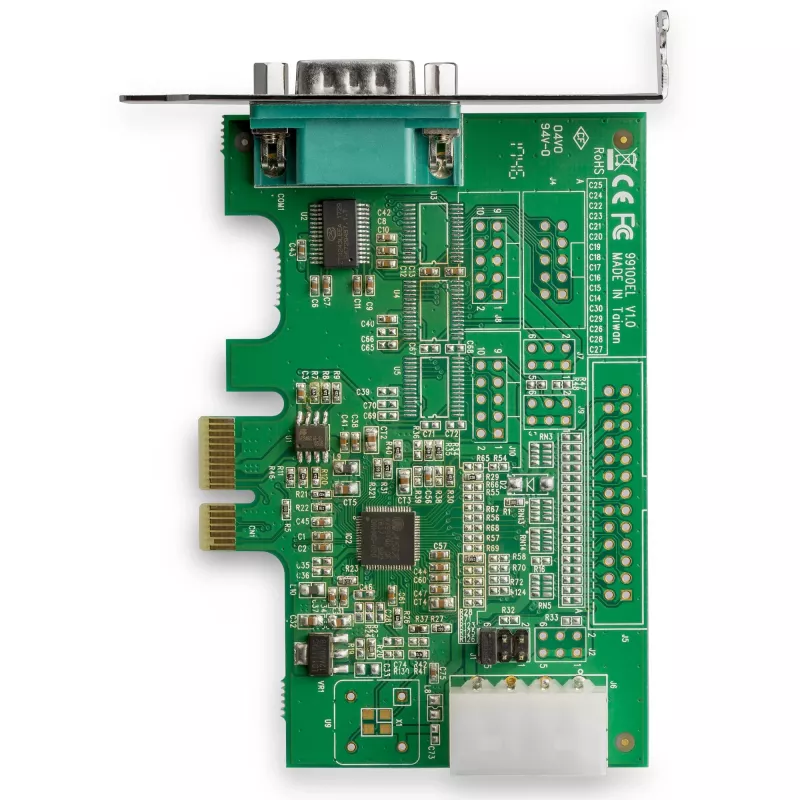 StarTech.com 1-porta PCI Express RS232 seriālā adaptera karte - PCIe RS232 seriālā kontrollera karte - PCIe uz Serial DB9 - 16950 UART - zema profila paplašinājuma karte - Windows un Linux