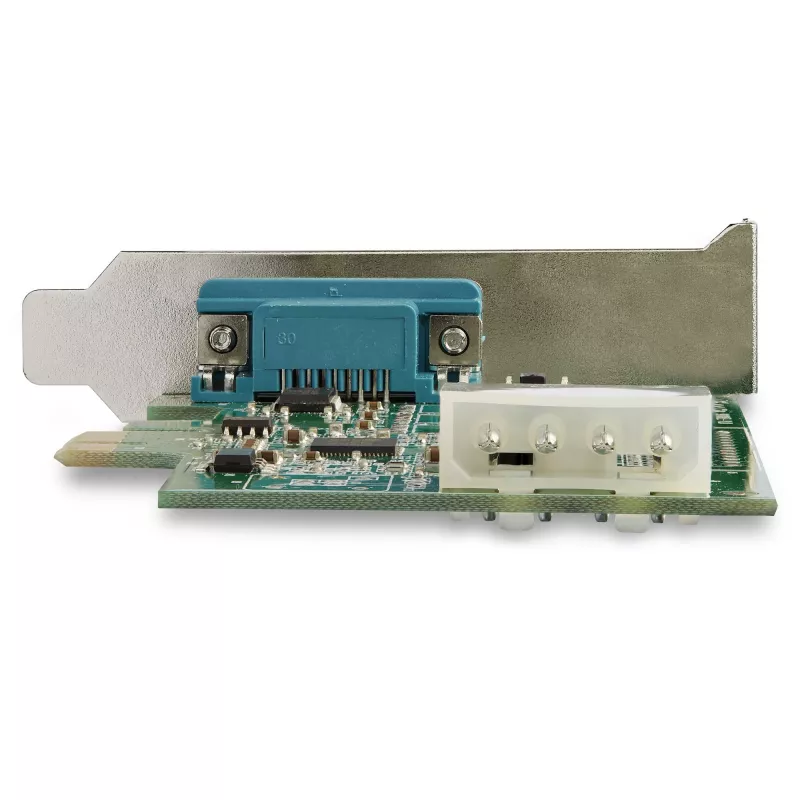 StarTech.com 1-porta PCI Express RS232 seriālā adaptera karte - PCIe RS232 seriālā kontrollera karte - PCIe uz Serial DB9 - 16950 UART - zema profila paplašinājuma karte - Windows un Linux