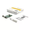 StarTech.com 1-porta PCI Express RS232 seriālā adaptera karte - PCIe RS232 seriālā kontrollera karte - PCIe uz Serial DB9 - 16950 UART - zema profila paplašinājuma karte - Windows un Linux