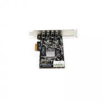 StarTech.com 4 Portu USB 3.0 PCIe Karte ar 4 Atsevišķiem 5Gbps Kanāliem (USB 3.1 Gen 1) - UASP - SATA / LP4 Barošana - PCI Express Adaptera Karte