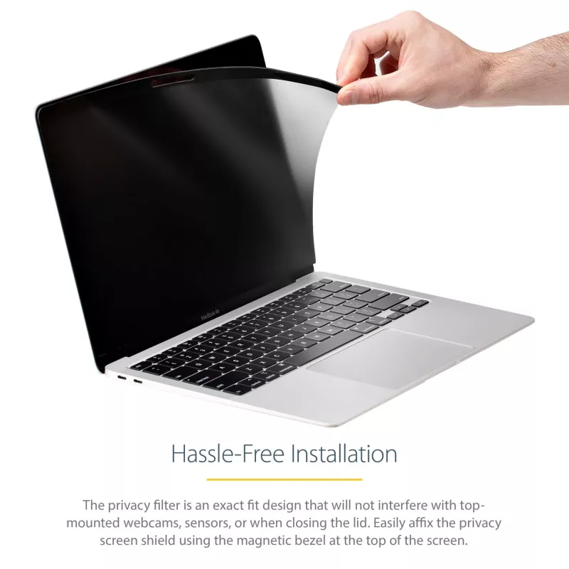 StarTech.com Privātuma ekrāns 13 inch MacBook Pro & MacBook Air - Magnētisks noņemams drošības filtrs - Zilās gaismas samazināšana 16:10 - Matēts/Spīdīgs - +/-30 grādi